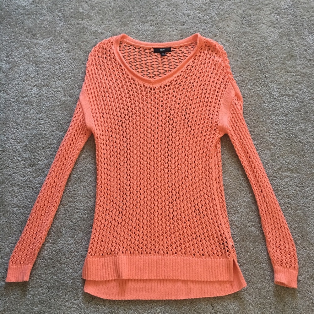 Coral Knitted Sweater